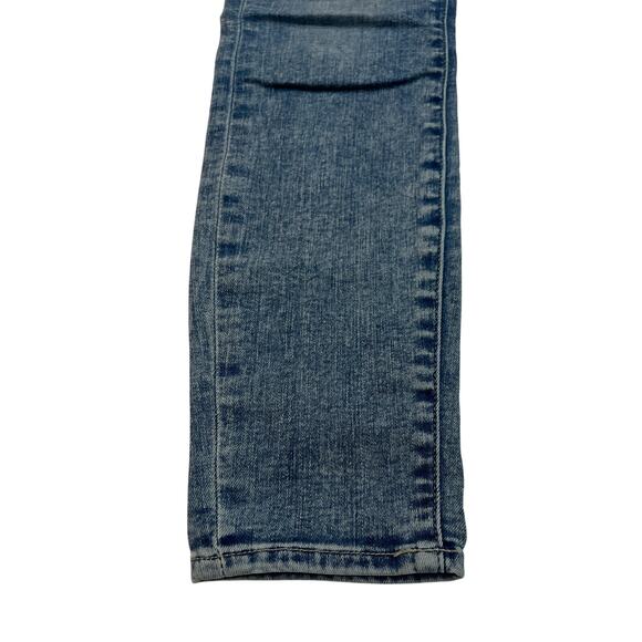 M164 7 FOR ALL MANKIND Women's High Waist Ankle Skinny Jeans Floral Size 26 - Picture 5 of 16